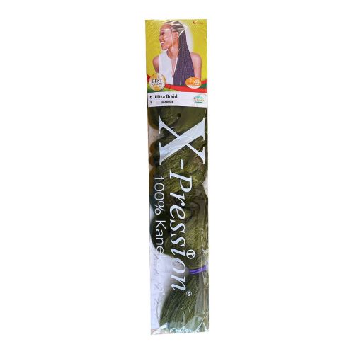 Extensiones para el Pelo X-Pression Pression Marsh Verde Sintético