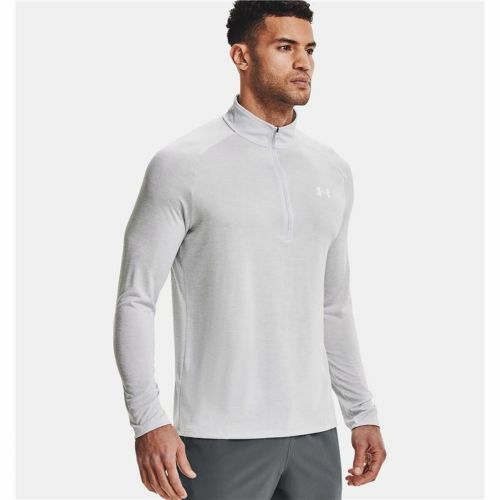 Camiseta de Manga Larga Hombre Under Armour Tech 2.0 1/2 Zip Blanco