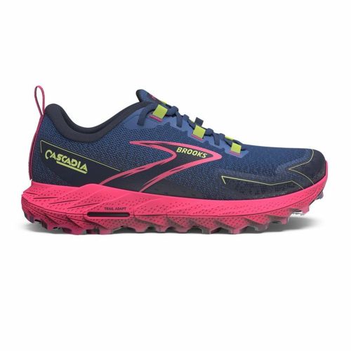 Zapatillas Deportivas Mujer Brooks Cascadia 18 Azul Gris Rosa