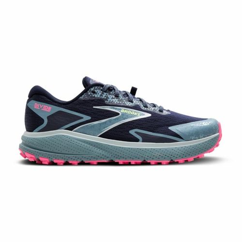 Zapatillas Deportivas Mujer Brooks Divide 5 Azul Rosa