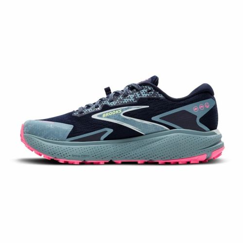 Zapatillas Deportivas Mujer Brooks Divide 5 Azul Rosa