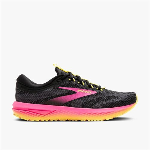 Zapatillas Deportivas Mujer Brooks Revel 7 Negro Rosa