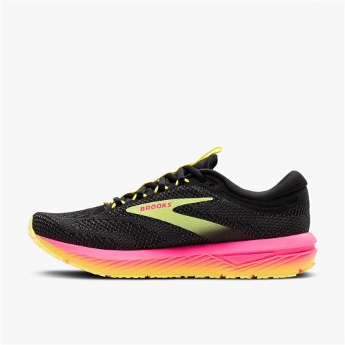 Zapatillas Deportivas Mujer Brooks Revel 7 Negro Rosa