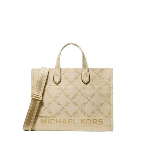 Bolso Mujer Michael Kors Gigi Beige 39 x 30 x 10 cm