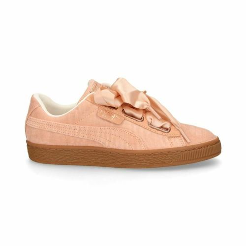 Zapatillas Deportivas Mujer Puma Basket Heart Mujer Salmón