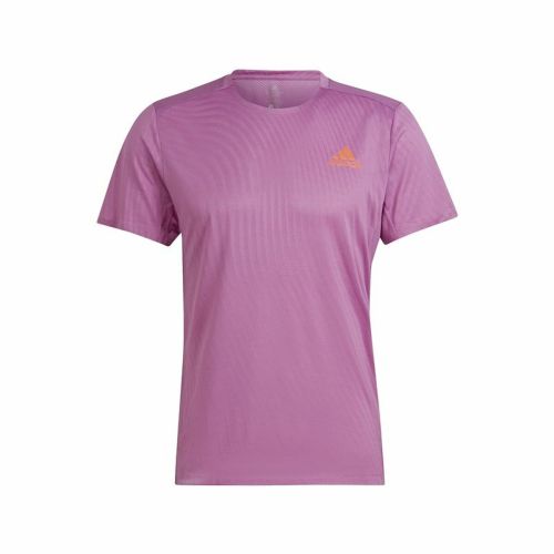 Camiseta de Manga Corta Hombre Adidas Adizero Speed Rosa oscuro