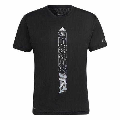 Camiseta de Manga Corta Hombre Adidas Agravic Negro