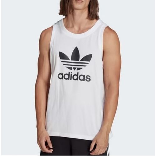 Camiseta para Hombre sin Mangas Adidas  TREFOIL TANK IA4808  Blanco