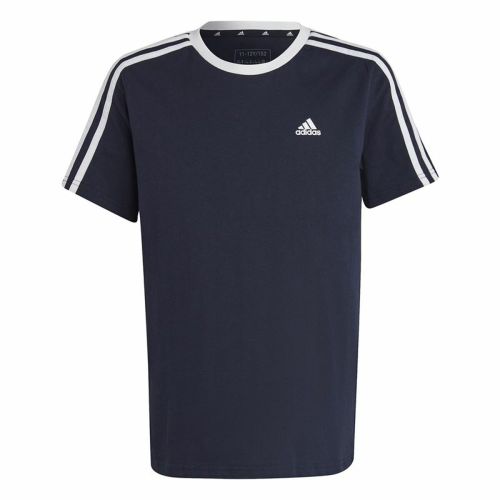 Camiseta de Manga Corta Adidas 3S Badge of Sport Negro