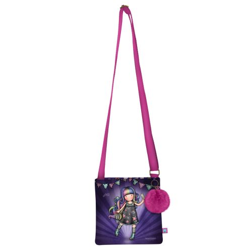 Bolso Bandolera Gorjuss Up and away Morado (21 x 20 x 1.5 cm)