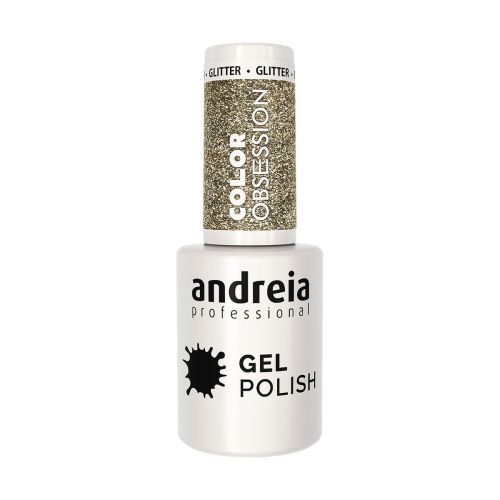 Esmalte de uñas en gel Andreia Gel Polish 10,5 ml Dorado