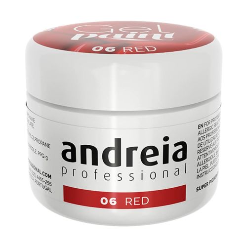 Esmalte de uñas en gel Andreia Gel Paint 4 ml Rojo Nº 06