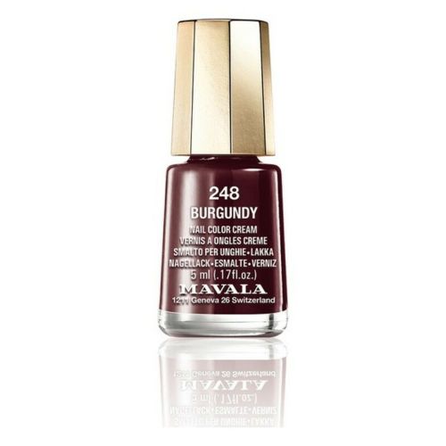 Esmalte de uñas Nail Color Cream Mavala 248-burgundy (5 ml)