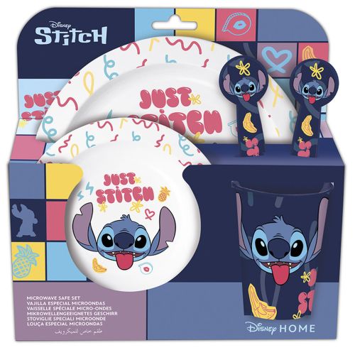 Set de vajilla infantil Stitch Sweet Infantil (5 Piezas)