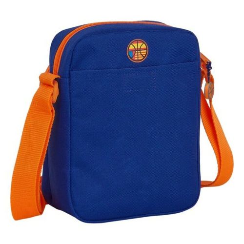 Bandolera Valencia Basket Azul Naranja (16 x 22 x 6 cm)