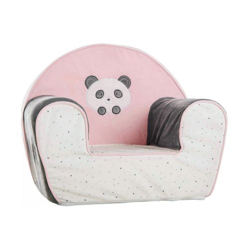 Sillón Infantil Oso Panda Rosa claro 44 x 34 x 53 cm