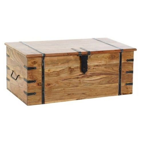 Baúl DKD Home Decor Acacia 100 x 45 x 40 cm