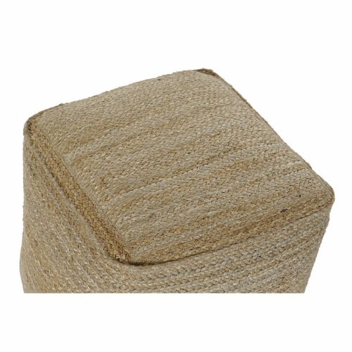 Reposapiés DKD Home Decor Fibra Natural (45 x 45 x 40 cm)