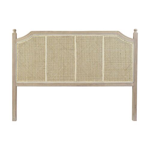 Cabecero de Cama DKD Home Decor   Natural Madera de caucho 160 x 6 x 120 cm