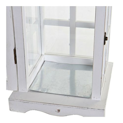 Farol DKD Home Decor Blanco Cristal Pino (21 x 21 x 51 cm)