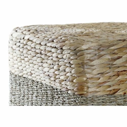 Reposapiés DKD Home Decor Multicolor Natural Boho 42 x 42 x 40 cm