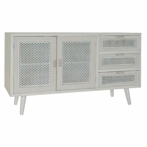 Aparador DKD Home Decor Blanco Madera MDF (110 x 41 x 64 cm)