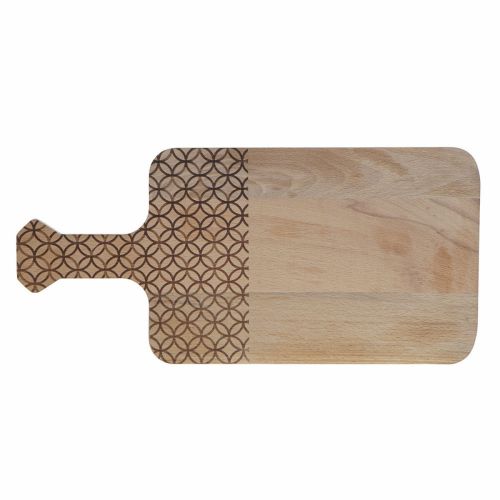 Tabla de cortar DKD Home Decor Natural Haya Rectangular 20 x 42 x 1,5 cm