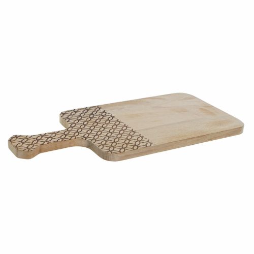 Tabla de cortar DKD Home Decor Natural Haya Rectangular 20 x 42 x 1,5 cm