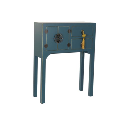 Consola DKD Home Decor Abeto Azul Madera MDF 63 x 26 x 83 cm