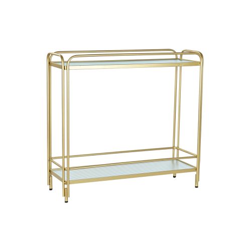 Mueble Camarera DKD Home Decor Dorado Metal Cristal 80 x 28 x 81 cm