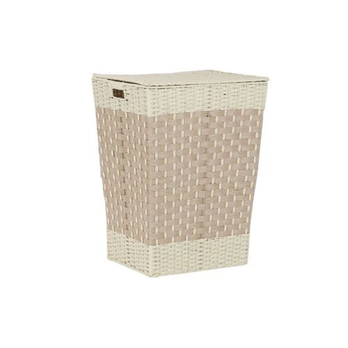 Cesto para la Ropa Sucia DKD Home Decor Natural 50 L Trenzado (Reacondicionado A)