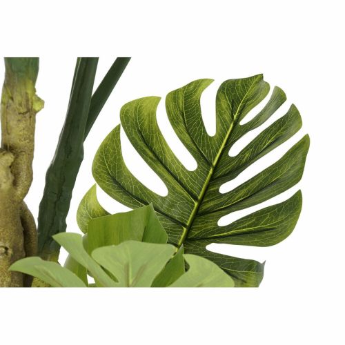 Árbol DKD Home Decor Poliéster Polipropileno Monstera 75 x 75 x 180 cm