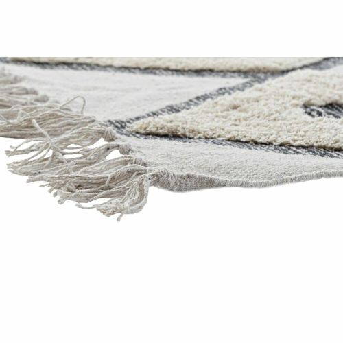 Alfombra DKD Home Decor Beige Moderno (120 x 180 x 1 cm)