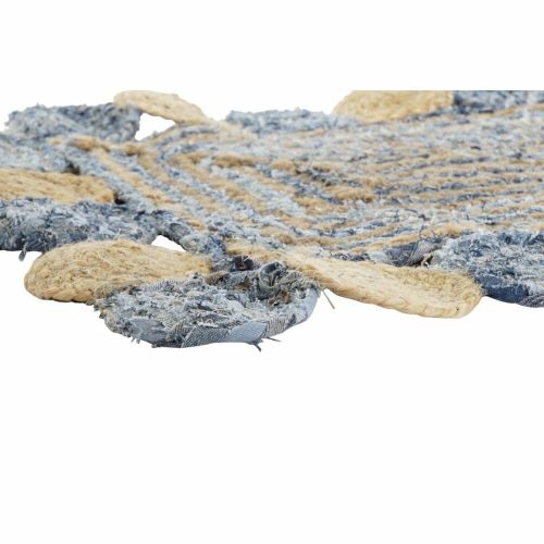 Alfombra DKD Home Decor Azul Marrón Indio (60 x 240 x 1 cm)