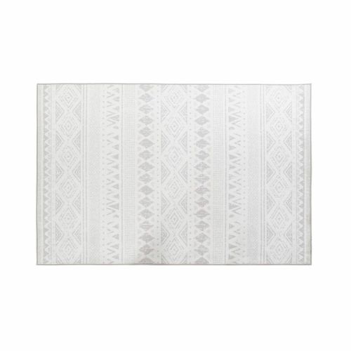 Alfombra DKD Home Decor Gris Blanco Ikat (120 x 180 x 0,4 cm)