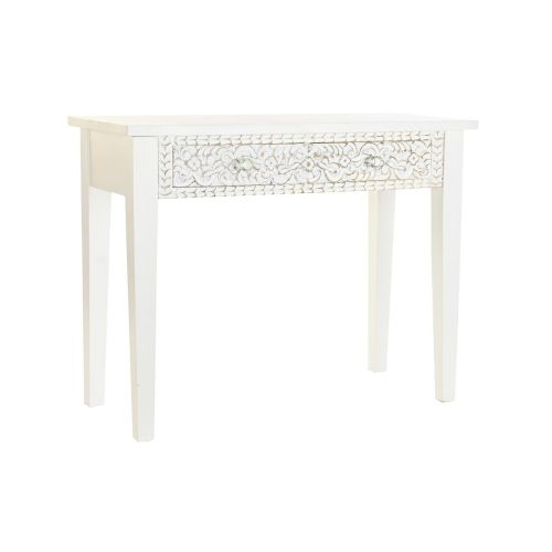 Consola DKD Home Decor Blanco Madera de mango (100 x 45 x 78 cm)