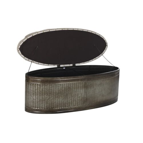 Banqueta DKD Home Decor   Beige Metal Poliéster Marrón oscuro (121 x 44 x 47,5 cm)