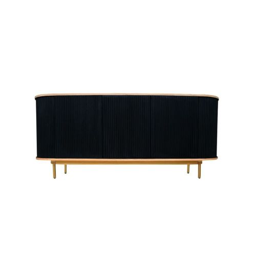 Aparador DKD Home Decor 177 x 45 x 75 cm Natural Negro Roble Madera de mango