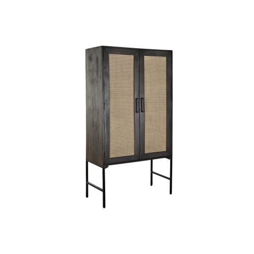 Aparador DKD Home Decor Madera Madera de mango Marrón Negro 85 x 40 x 162,5 cm