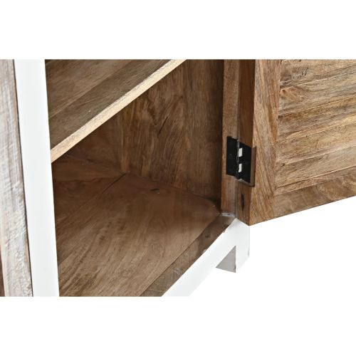 Aparador DKD Home Decor Blanco Natural Marrón claro Madera de mango 210 x 40 x 82 cm