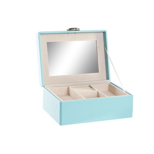 Caja-Joyero DKD Home Decor Verde Madera MDF 17 x 13 x 8,5 cm