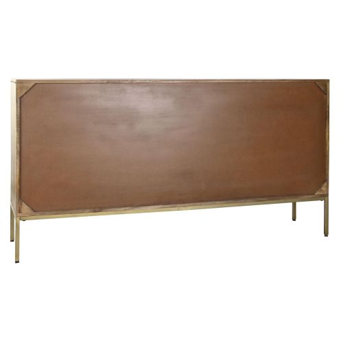 Aparador DKD Home Decor Dorado Marrón oscuro Metal Madera de mango 170 x 40 x 90 cm