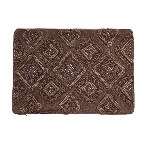 Funda de cojín DKD Home Decor 60 x 1 x 40 cm Marrón Rombos