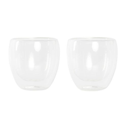 Set de Vasos DKD Home Decor Transparente Cristal Vidrio de Borosilicato 250 ml