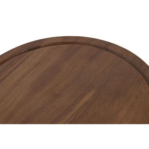 Tabla de cortar DKD Home Decor Marrón Aluminio Acacia 43 x 30 x 4 cm