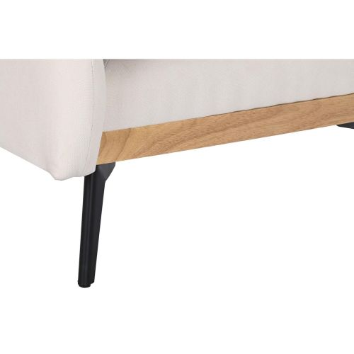 Sofá Cama DKD Home Decor Crema Metal Scandi 74 x 85 x 90 cm