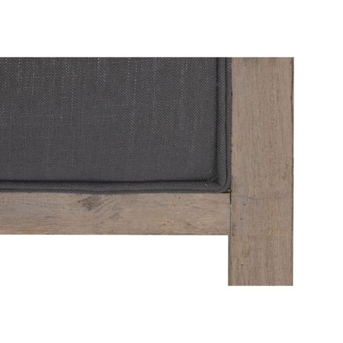 Cabecero de Cama DKD Home Decor Gris oscuro Roble 180 x 10 x 120 cm