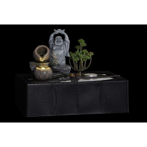 Fuente DKD Home Decor Buda Resina Oriental 29 x 21 x 23 cm (2 Unidades)