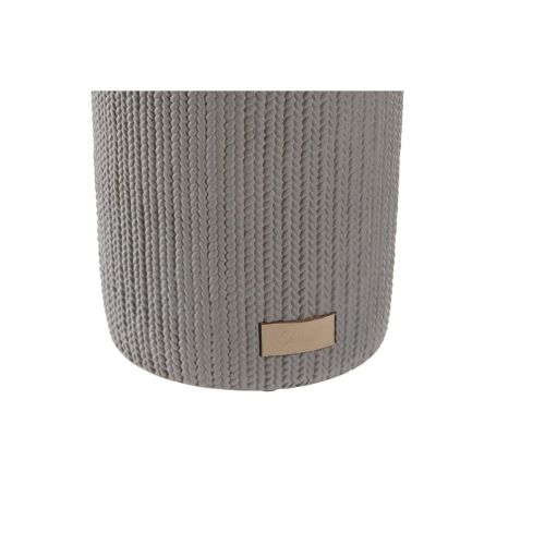 Escobilla para el Baño DKD Home Decor Gris Cemento Acero Inoxidable 10 x 10 x 36 cm