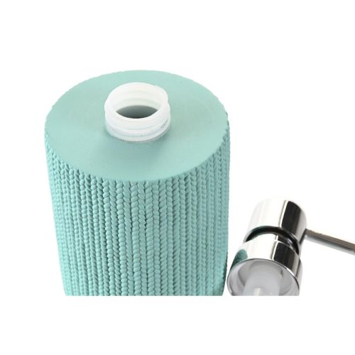 Dispensador de Jabón DKD Home Decor Cemento Menta Verde Polipropileno